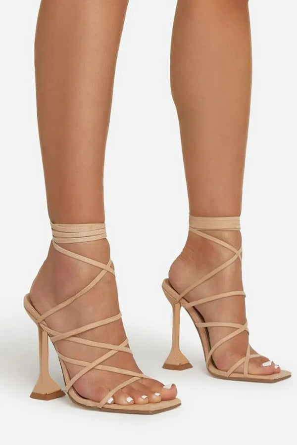  Ankle Strap High Heels Sandals